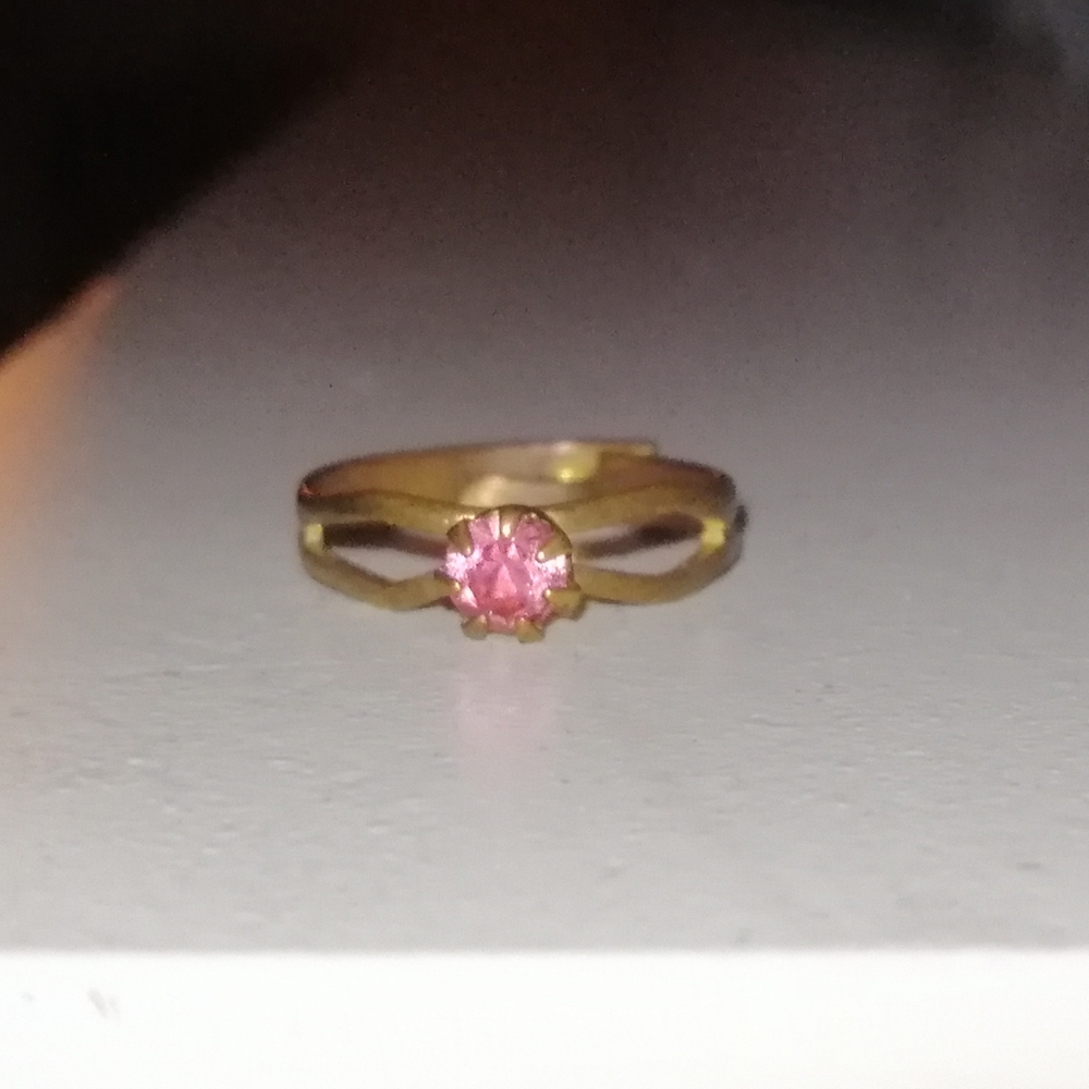 Pink and Teal Rings - Picture 5 of 6